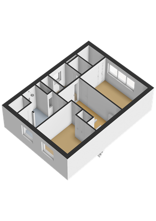 Floorplan - Witte de Withstraat 34, 3752 CX Bunschoten-Spakenburg